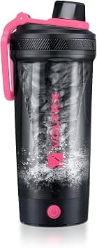 VOLTRX shaker Bottle, Gallium USB C Rechargeable Electric protein shake Mixer, Cups for protein and Meal Replacement shakes, BPA Free, Made with Tritan, 25oz, orange on Amazon.ae - Price Tracker