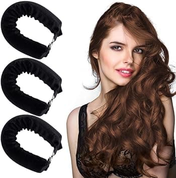 PINKE 3PCS Sleep In Heatless Hair Curlers for Long Hair, Overnight Curling Rod for All Hair Types, DIY Styling Tools, Soft Velvet Thick Flexi Rods With Ho on Amazon.ae - Price Tracker