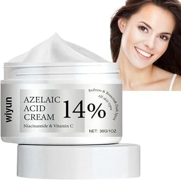 Azelaic Acid Cream, Azelaic Acid Serum Cream, 14% Azelaic Serum, with Niacinamide & Vitamin C, Anti Redness, Reduce Blemishes, Remove Acne & Rosacea on Amazon.ae - Price Tracker