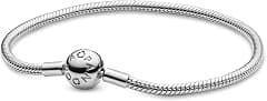 Pandora Icons Schlangenketten-Armband, mit rundem Verschluss - متتبع أسعار Amazon.sa
