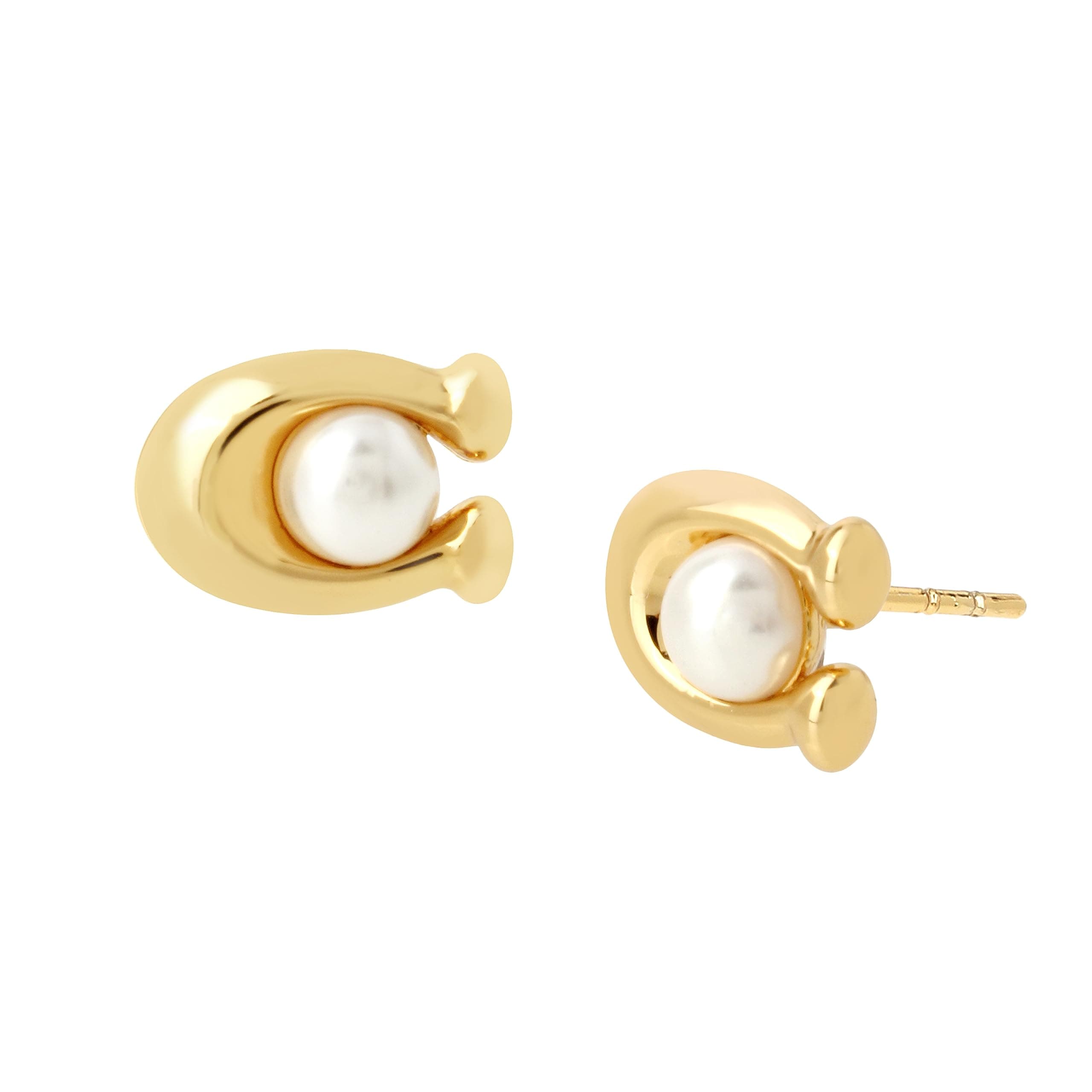 COACH Pearl C Stud Earrings on Amazon.ae - Price Tracker