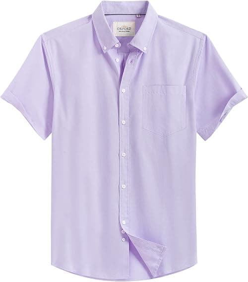 Alimens & Gentle Men's Basic Business Dress Shirt Regular Fit Long Sleeve Tudexo Button Down Shirts on Amazon.sa - Price Tracker