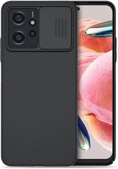 Back Cover for REDMI Note 12 4G, Shock Proof Case for Xiaomi Redmi Note 12 4G Case, CamShield Creative Slide Lens Phone Protector Cover (CamShield Case Black) on Amazon.ae - Price Tracker
