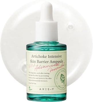 AXIS-Y Artichoke Intensive Skin Barrier Ampoule 30ml - Face Moisturizer Dark Spot Corrector Centella Asiatica Facial Serum - Vegan Korean Skincare for All Skin Types - 1.01 fl. oz. على Amazon.ae - متتبع الأسعار