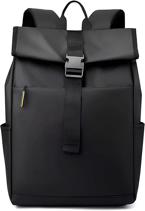 Roll Top Backpack for Men & Women, Waterproof Laptop Backpack 36-57L Large Capacity Anti-Theft Travel Daypack, Fashion Book Bag for School, Outdoor, Sports & Daily Use on Amazon.ae - Price Tracker