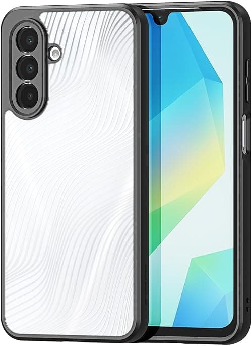 Gruattreay Case Compatible with Samsung Galaxy M17/Samsung Galaxy F17, Flowing Lines Matte Frosted Clear Back Cover Anti-Fingerprint Anti-Fall PC+TPU Shockproof Protective Cover on Amazon.ae - Price Tracker