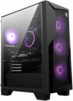 MSI Codex Z2 A8NVL-484US Gaming Desktop Computer, AMD Ryzen 7 8700F 4.1GHz, 16GB RAM, 2TB SSD, NVIDIA GeForce RTX 5060 8GB, Windows 11 Home, Black on Amazon.ae - Price Tracker