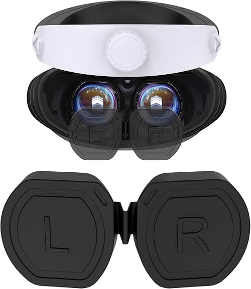 Lens Protector Cover for Playstation VR2, Soft Silicone Dust Proof & Anti-Scratch Cover for PSVR2, Thickened Cap for PSVR 2 Glasses, Washable Protect Lens Sleeve for PS5 VR2 Accessories (1 Pack) على Amazon.ae - متتبع الأسعار