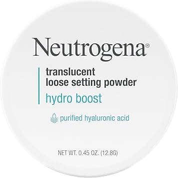 Neutrogena Hydro Boost Translucent Loose Setting Powder with Purified Hyaluronic Acid for Smooth Skin, Blurs Imperfections and Sets Makeup, Lightweight Face Powder, .44 oz on Amazon.ae - Price Tracker