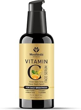 vitamin c serum for oily & Glowing Skin, Reduces Spots Overtime, Bright Complete Vitamin C Booster, vitamin c serum for men & women, 50 ml on Amazon.ae - Price Tracker