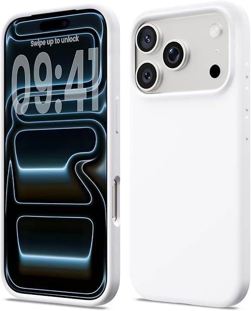 ACRONIX for iPhone 17 Pro Max Case, Slim Liquid Silicone Cover White on Amazon.ae - Price Tracker