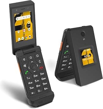 CAT S22 Rugged Flip Phone (16GB) 2.8" Touchscreen Smart Cell Phone Android 11, IP68 Water Resistant, T-Mobile 4G LTE Rugged Phone Single Nano Slot,Compatible with T-Mobile(New) على Amazon.ae - متتبع الأسعار