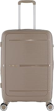 H.T Luggage Checked-Medium–Durable Hard Shell Suitcases with Spinner Wheels, Telescopic Handle & Anti-Theft Zippers (66 Litres, Lightweight Travel Suitcase) (Champagne, Checked-Medium 24") on Amazon - Best Deal Finder