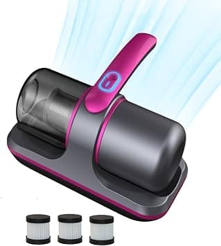 Ultraviolet Mite Removal Cordless Handheld Vacuum Cleaner – Powerful Suction for Mattress, Sofa, and Bed – Detachable Filter – Black on Amazon - Best Deal Finder