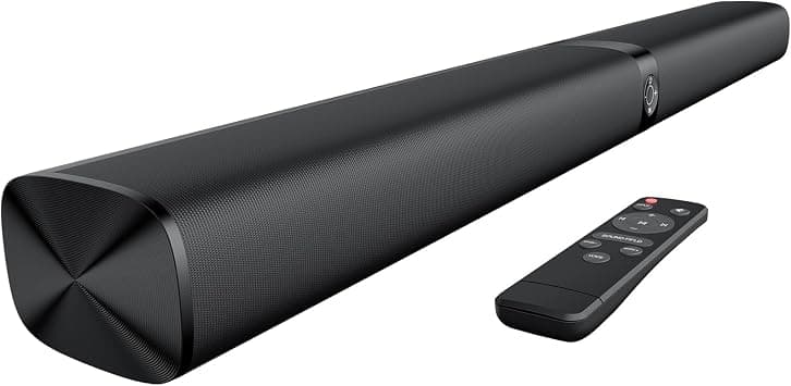 Sound Bar for Smart TV, Soundbar with Bluetooth/ARC/Opt/AUX Connect, Auto Volume Boost, 3 Equalizer Modes, 2 in 1 Detachable Soundbar for TV/PC/Gaming/Projectors on Amazon.ae - Price Tracker