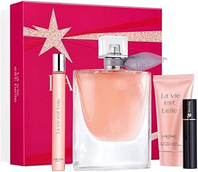 Lancome La Vie Est Belle Estuche Eau de Parfum 100 ml + Eau de Parfum 10 ml + Body Lotion 50 ml + Rimmel Hypnôse 2 ml on Amazon.ae - Price Tracker