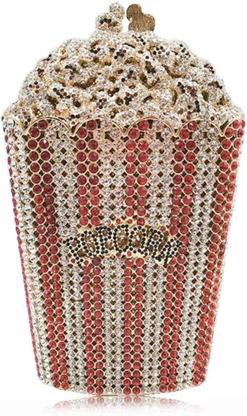 DJBM Luxury Women Popcorn Rhinestone Clutch Evening Bag Crystal Clutch Purses Diamond Clutch for Women Evening Party on Amazon.ae - Price Tracker