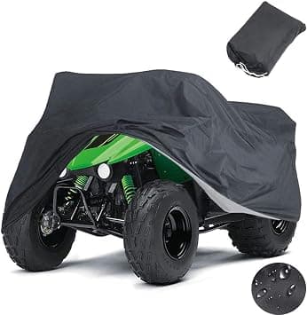 ATV Cover 4 Wheeler Quad Cover Waterproof Beach Car Cover Universal Outdoor Motorcycle Cover Heavy Duty Scooter Storage Windproof Dust Rain Sun Cover for Polaris Sportsman Yamaha Honda Kawasaki Bike on Amazon.ae - Price Tracker