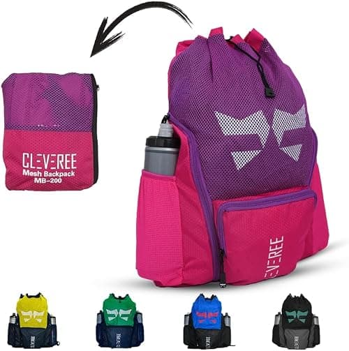Sports Mesh Backpack for Travel, Swimming, Football, Beach. Basketball, Gym - Breathable - Waterproof pocket - Shoe Compartment Pocket on Amazon.ae - Price Tracker