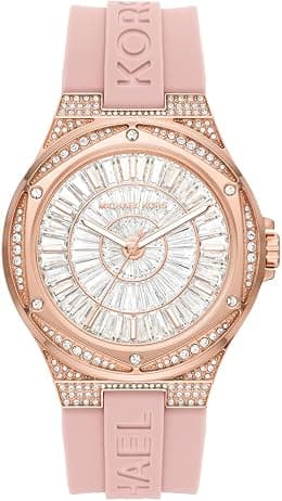 Michael Kors Lennox Women's Watch, Stainless Steel Watch for Women with Steel or Silicone Band - متتبع أسعار Amazon.sa