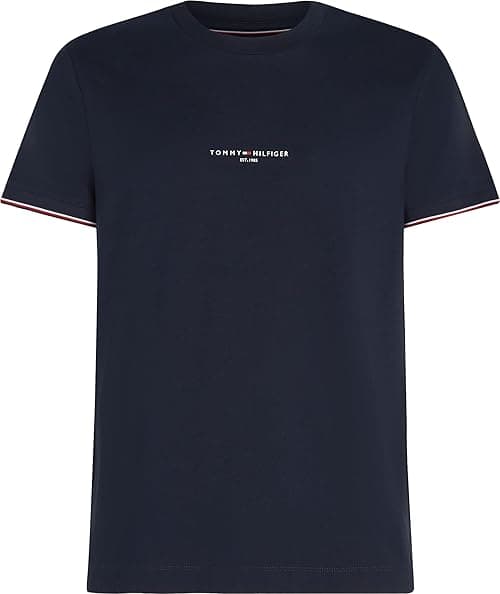 Tommy Hilfiger mens Logo Tshirts (pack of 1) on Amazon.ae - Price Tracker