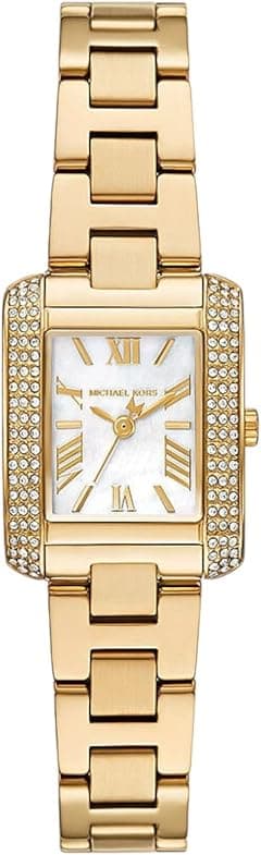 Michael Kors Emery Women's Watch, 22mm Quartz Three Hand Movement with Stainless Steel Strap - Amazon.sa Price Tracker