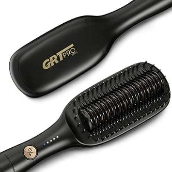 Hair Straightener Brush Extra Wide 51mm Ceramic Hair Straighteners and Straightening Brush 2-in-1 Women, 40Million Ionic Anti-Frizz PTC Ceramic Hot Anti-Scald 30-min Auto Shutoff Fast Heating 140~230℃ - Amazon.ae Price Tracker