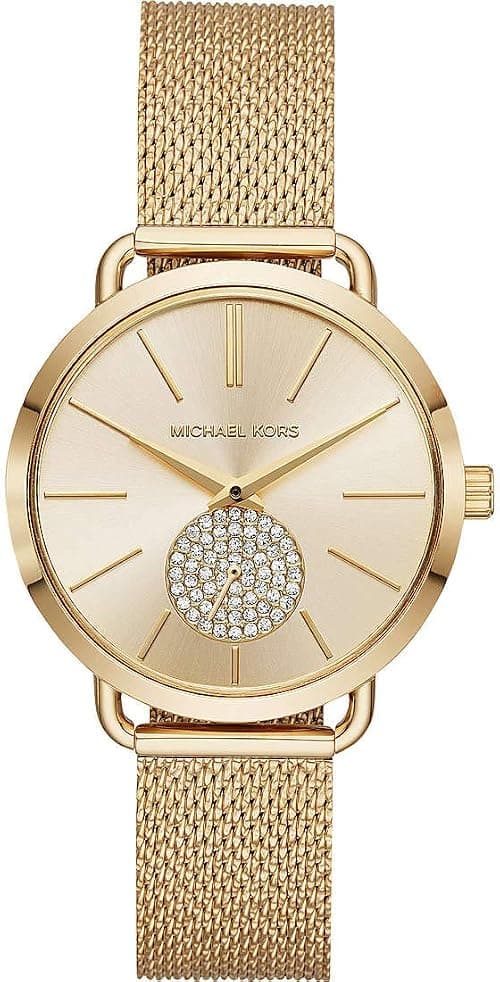 Michael Kors Damenuhruhr Portia, 36 mm Gehäusegröße, Chronographenwerk, Edelstahlarmband on Amazon - Best Deal Finder