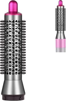 Small Round Volumizing Brush for Dyson Airwrap Attachments Bigger Round Brush Attachment for Dyson Air Wrap Styler, Fluff up and Volumize for Styling (Rose) - متتبع أسعار Amazon.sa