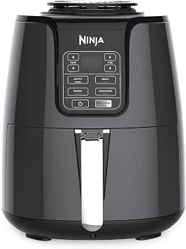 Ninja Fryer, 1550-Watt Programmable Base for Air Frying, Roasting, Reheating & Dehydrating with 4-Quart Ceramic Coated Basket (AF101), Black/Gray (Renewed) on Amazon.ae - Price Tracker
