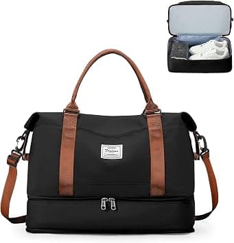 SZLX Travel Duffel Bag Airline Approved Weekend Bag with Trolley Sleeve on Amazon - Best Deal Finder