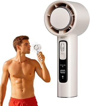 Handheld Cooling Fan Adjustable Rechargeable Personal Fan on Amazon.ae - Price Tracker