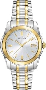Bulova Men's Classic Two-Tone Stainless Steel 3-Hand Date Quartz Watch, 38mm Style: 98H18 - Amazon.ae Price Tracker
