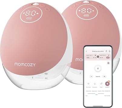 Momcozy Wearable Breast Pump M9, Hospital Grade Medical App-Controlled Hands-Free Electric Breast Pump Red 2 Count on Amazon.ae - Price Tracker