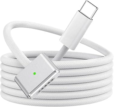 STOUCHI USB C to Mag-Safe 3 Cable 140W PD Fast Charging USBC Mag-Safe 3 Charging Cable Compatible with MacBook Pro M1 2021/M2 2023(14”/16”),MacBook Air M2(13''/15”),M4/M3 (14”/16”) 2M on Amazon.ae - Price Tracker