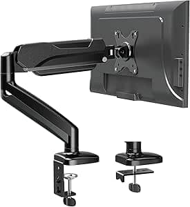 MOUNTUP Single Monitor Desk Mount, Adjustable Spring Monitor Arm Support Max 32 Inch, 4.4-17.6lbs Screen, Computer Monitors Stand Holder with Clamp/Grommet Mounting Base, VESA Mount Bracket, Black on Amazon.ae - Price Tracker