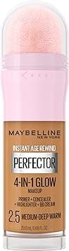 Maybelline New York Instant Age Rewind Instant Perfector 4 In 1 Glow Makeup, Medium/Deep Warm, 1 count, 1 count on Amazon.ae - Price Tracker