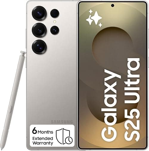 Samsung Galaxy S25 Ultra AI Phone, 256GB Storage, 12GB RAM, Titanium Gray, Android Smartphone, 200MP Camera, S Pen, Long Battery Life, 6 Month Extended Manufacturer Warranty (KSA Version) on Amazon.sa - Price Tracker