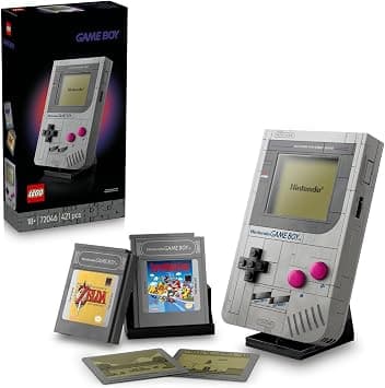 LEGO Super Mario Game Boy 72046 | Building Set for Adults, Display Model with 2 Cartridges & Lenticular Screens, Gamer Gift for Fans, 421 Pieces - متتبع أسعار Amazon.sa