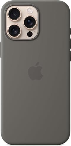 Apple iPhone 16 Pro Max Silicone Case with MagSafe - Stone Gray ​​​​​​​ - Amazon.sa Price Tracker