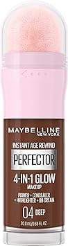 Maybelline New York Instant Age Rewind Instant Perfector 4 In 1 Glow Makeup Primer, Concealer, Highlighter and BB Cream in 1, Deep, 0.68 fl oz on Amazon.ae - Price Tracker