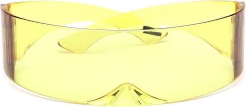 Futuristic Shield Sunglasses Monoblock Cyclops 100% UV400 on Amazon.ae - Price Tracker