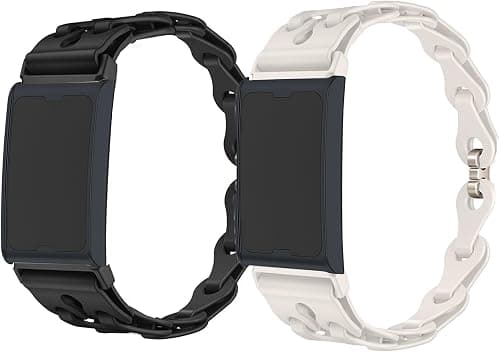 Lamshaw Compatible for Amazfit Helio Bands, Quick Release Elastic Silicone Hollowed Out Replacement Straps Compatible for Amazfit Helio Fitness Tracker Wristband on Amazon.ae - Price Tracker
