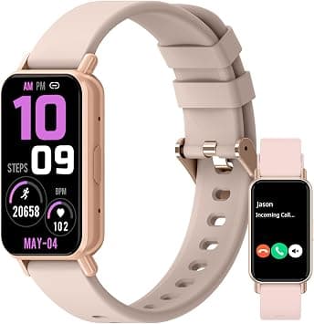 PEJE Smartwatch,Smart Watch for Men(Answer/Make Calls)1.45” HD Display,120+ Sport Modes,IP68 Waterproof Fitness Watch, with SpO2/Heart Rate/Sleep Monitor,Smartwatch Compatible Android iOS (Pink) on Amazon - Best Deal Finder