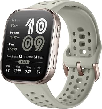 Amazfit Bip 6 Smart Watch 46mm, 14 Day Battery, 1.97" AMOLED Display, GPS & Free Maps, AI, Bluetooth Call & Text, Health, Fitness & Sleep Tracker, 140+ Workout Modes, 5 ATM Water-Resistance on Amazon.sa - Price Tracker