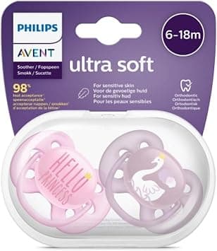 Philips Avent STHR SIL SOFT 6-18M GIRL DECO X2 on Amazon - Best Deal Finder