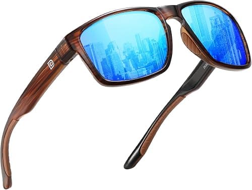 DUCO Polarized Sunglasses for Men and Women Retro Square UV400 Protection Lightweight Frame Driving Sun Glasses DC6288 on Amazon - Best Deal Finder