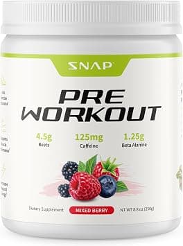 Snap Supplements - Organic Nitric Oxide Preworkout Booster, Natural Energy & Blood Flow - Beets Superfood Support Muscle Performance, Heart Health & Endurance, 250g (30 Servings) - Amazon.ae Price Tracker