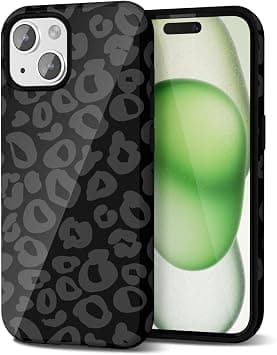 Svanove Cheetah Print Phone Case for iPhone 15 Plus Case Girly Trendy Leopard Pattern, Retro Cool Animal Print, Luxury Cute Case for Women, Aesthetic Y2k Hard Shell Plastic, Black on Amazon.ae - Price Tracker
