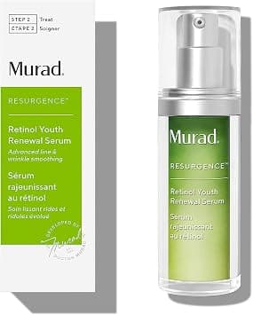 Murad Retinol Youth Renewal Serum 30ml - Fast-Acting Retinol Serum for Face - Reduces Wrinkles, Firms & Smooths Skin - Gentle Nightly Use - Improves Lines & Skin Texture - Premium Skincare على Amazon.ae - متتبع الأسعار